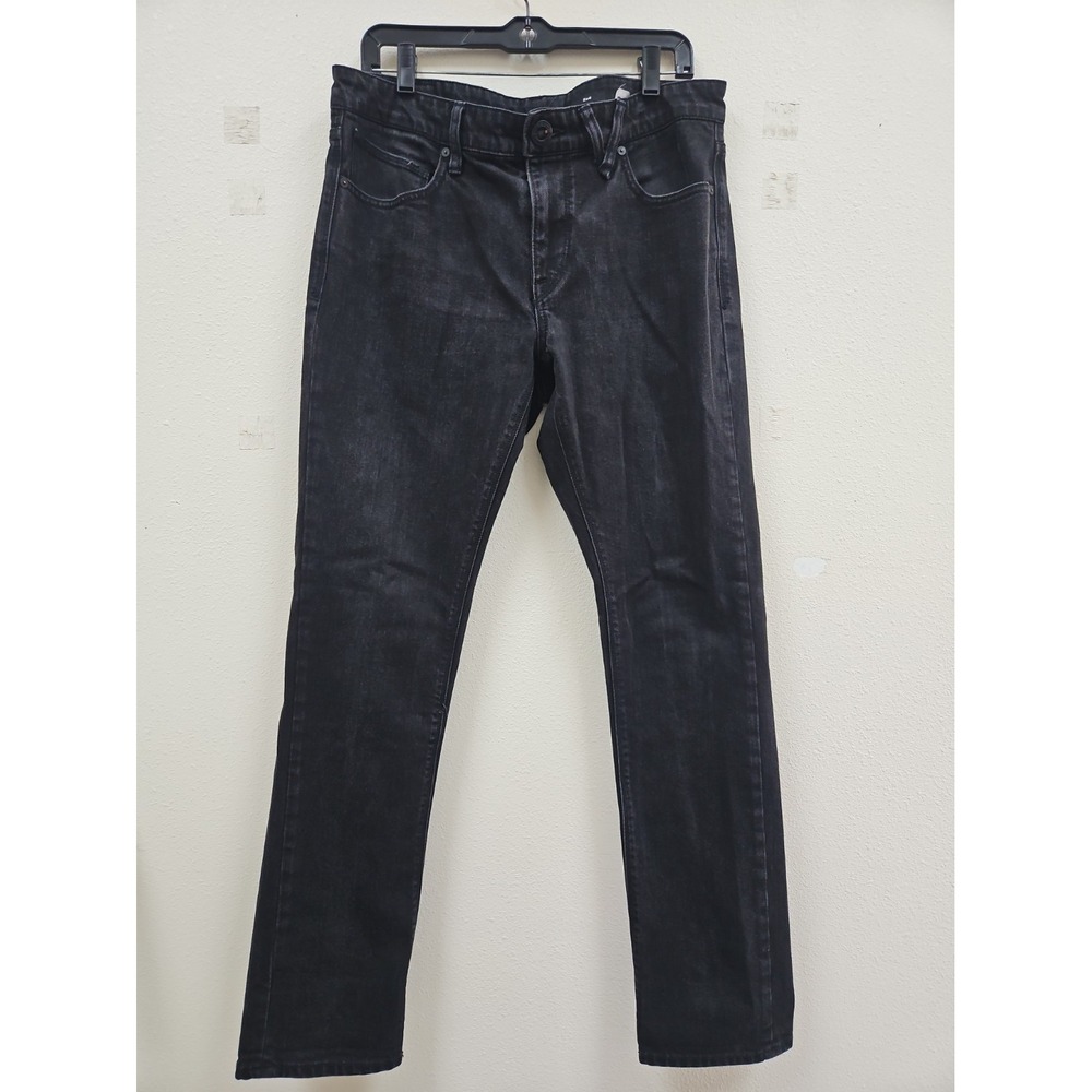 Volcom Black Denim Jeans Skinny Fit Men's W34